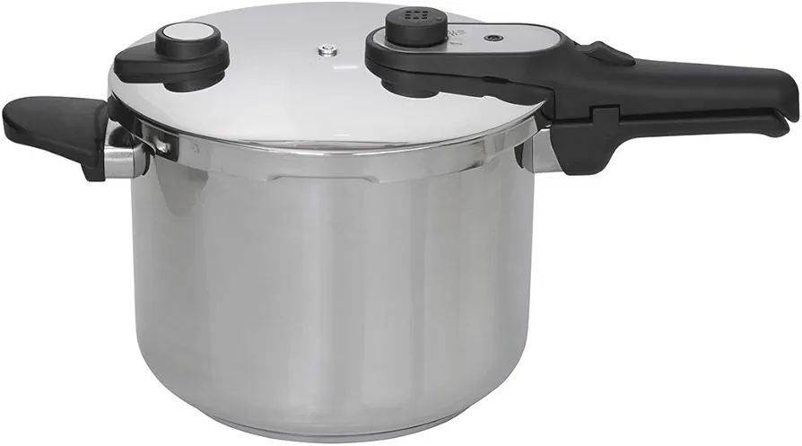 Jata HOLL2230 - Olla a Presión Rápida 10 litros, Acero Inoxidable, Apta para todas Cocinas Incluida Inducción, Diámetro 24 cm