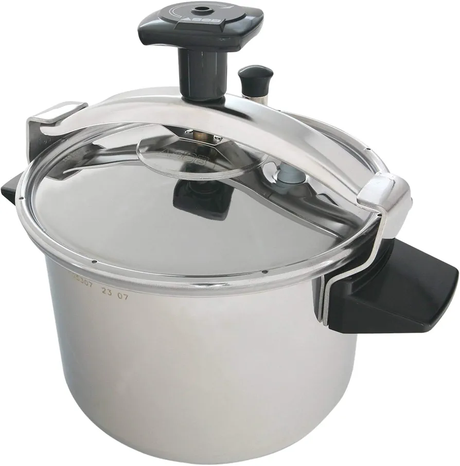 Tefal Authentique Olla A Presión, Acero Inoxidable, Plateado, 6 L, 1 Unidad