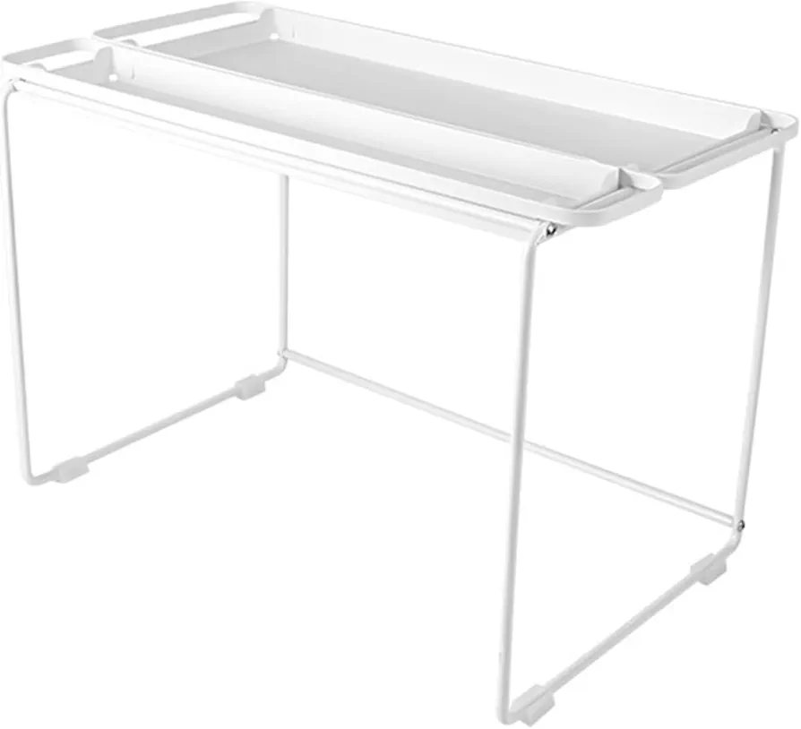 Limtula Soporte Almacenamiento para Horno Microondas con Bandeja Desmontable Organizador Cocina Multiusos Acero Carbono Estante Condimentos Metal