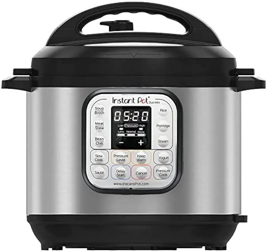 Instant Pot Olla a Presión Eléctrica DUO MINI 3L. Olla inteligente 7 en 1: olla a presión, olla de cocción lenta, olla arrocera