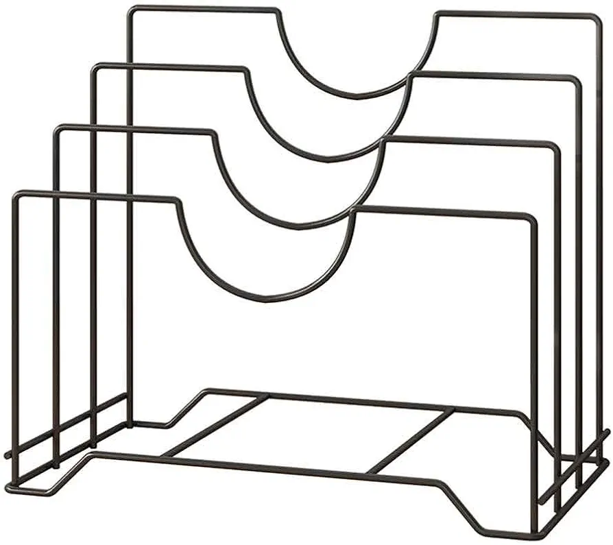 Estante de cocina, soporte para tabla de cortar, organizador de tapa de olla, soporte de tapa de acero inoxidable, estante de cocina