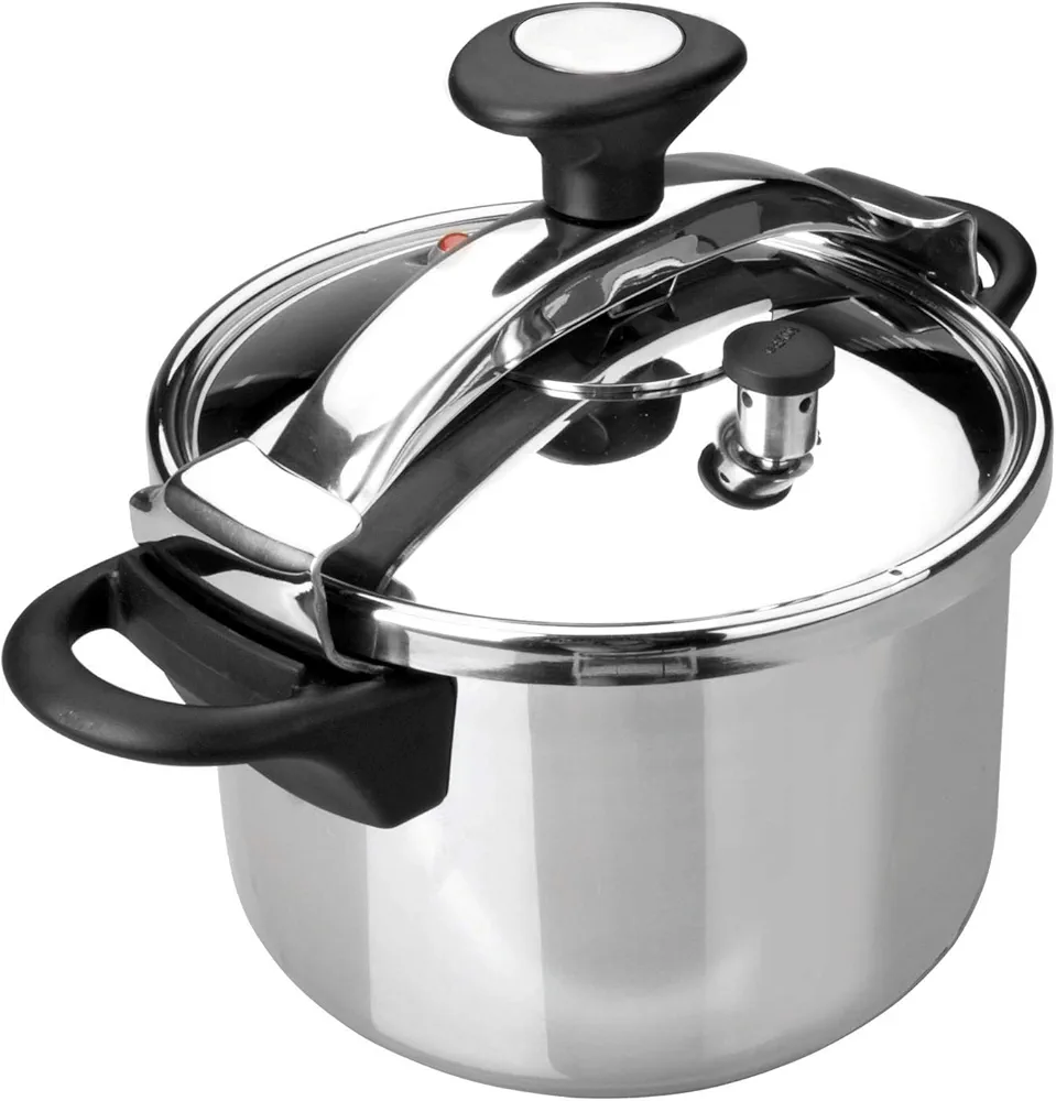 Lacor Olla A Presion Puente Classic 8 LTS 71878-Olla, 8 L, Acero Inoxidable 18/10, Silver, 24 cm