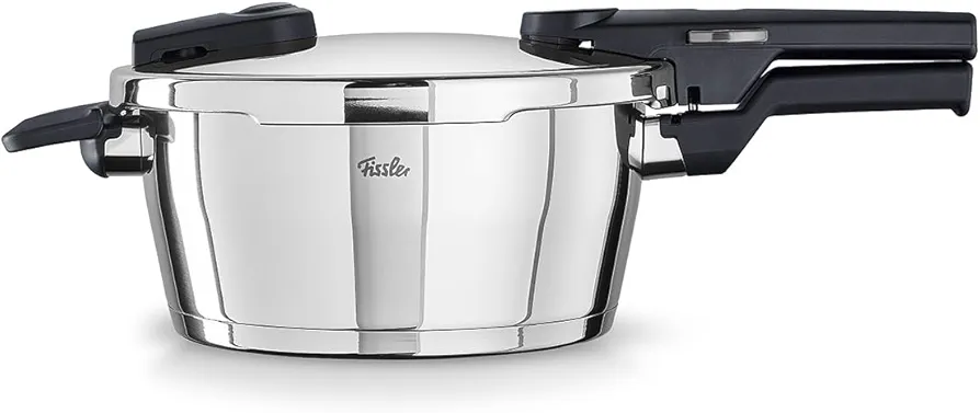 Fissler Vitaquick Olla a presión de 3,5 l y 22 cm de diámetro, acero inoxidable, 2 niveles de cocción, fabricada en Alemania, inducción