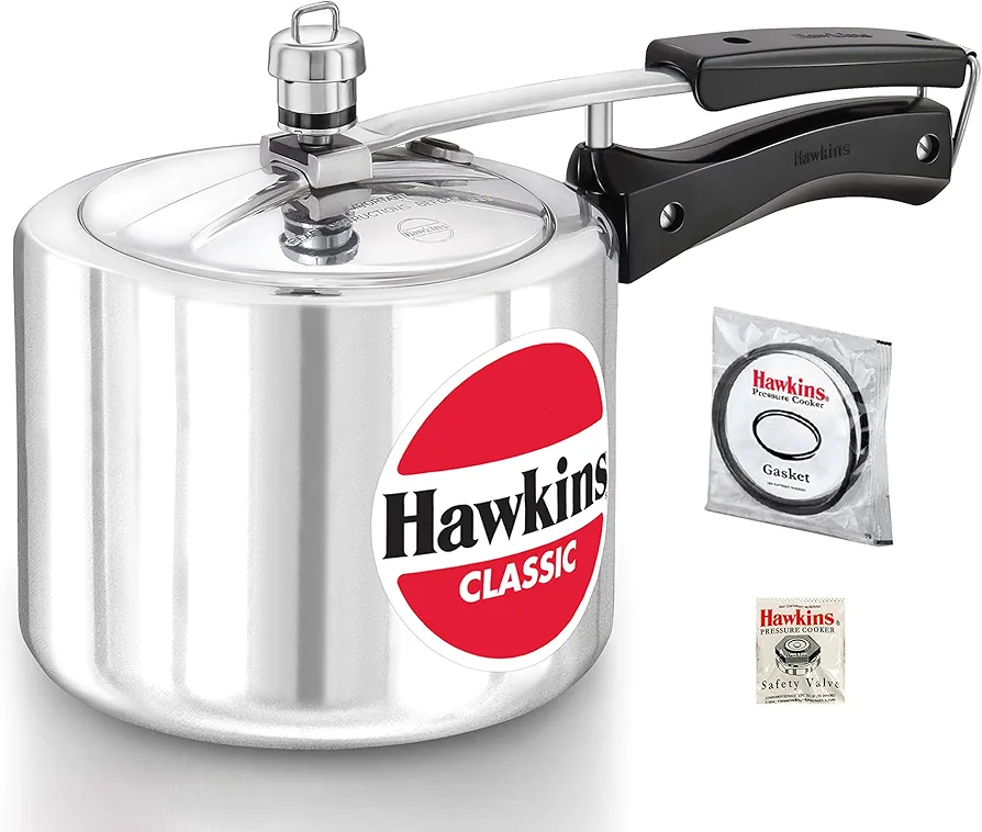 Hawkins - Olla a presión clásica de aluminio de 3 litros