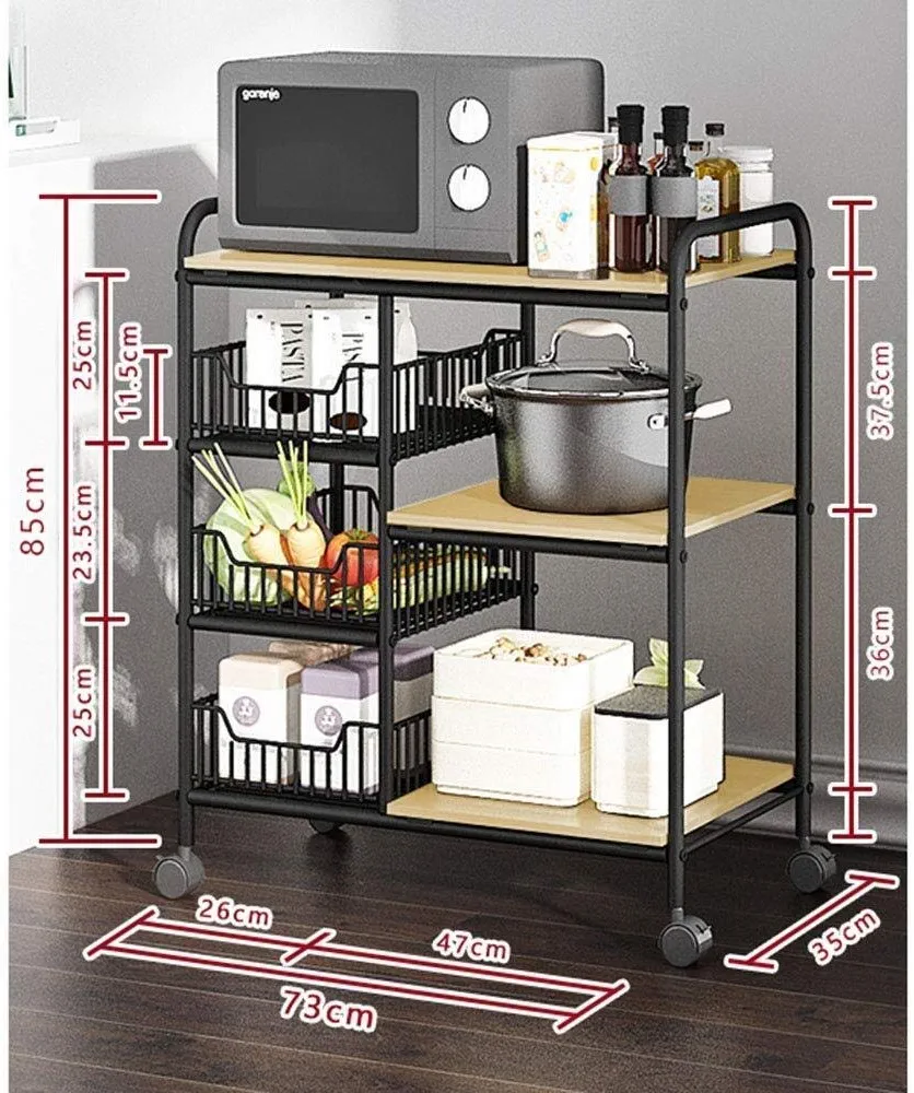 WLABCD Estante de baño de Cocina, Estante de pie de Cocina, Soporte de Horno de microondas Escurridores de Platos Estante de Almacenamiento de Cocina Estante de Drenaje Estante de Platos Estante de e